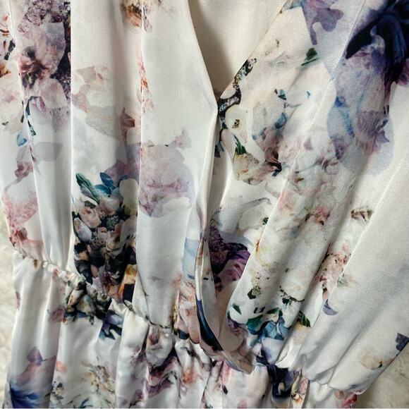 Show Me Your MuMu Floral Shawna Fit and Flare Mini Dress Size Small Womens - Picture 4 of 13